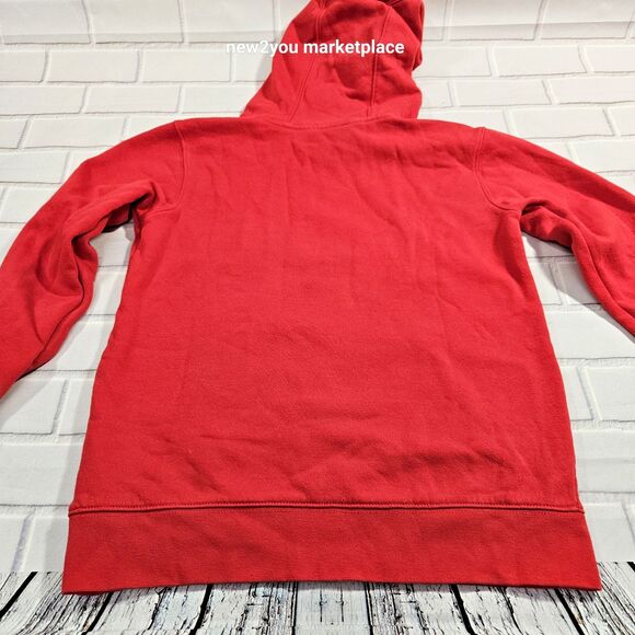 PHILADELPHIA 76ERS Hoodie kids medium Red Jordan Sweatshirt Sweater warm long - Picture 3 of 10